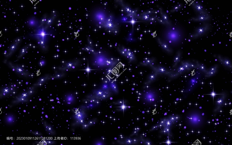 藍(lán)色星空背景