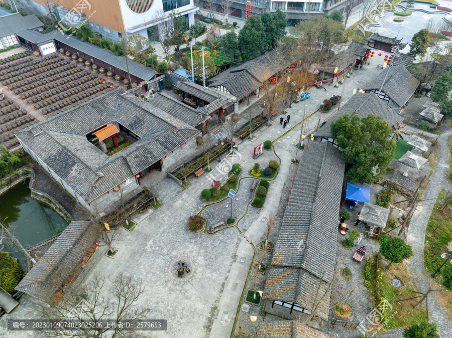 成都郫都战旗村古街古建筑