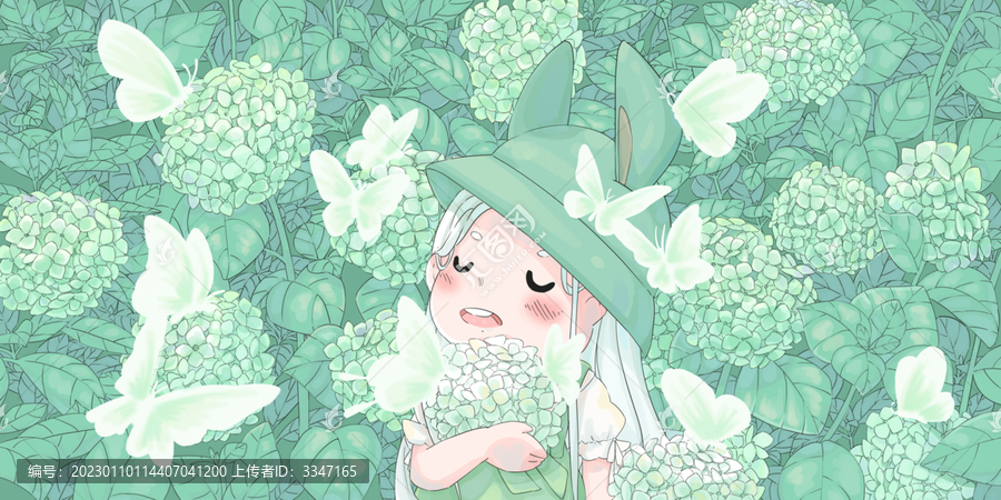 繡球花海
