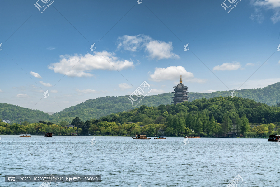 杭州西湖山水