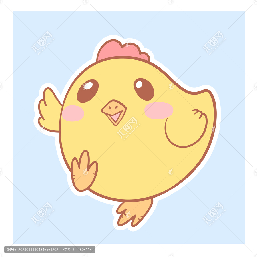 卡通雞