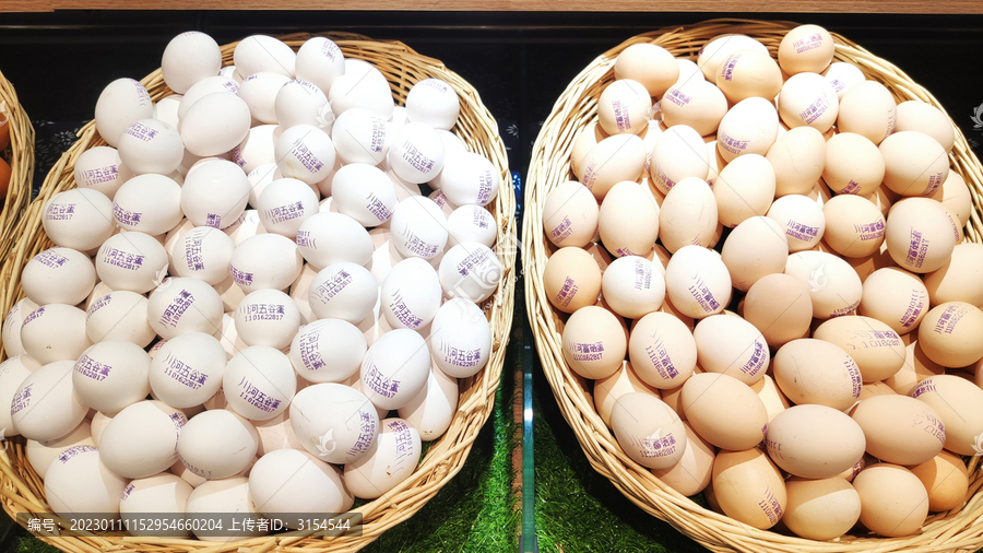 超市鸡蛋篮子鸡蛋陈列