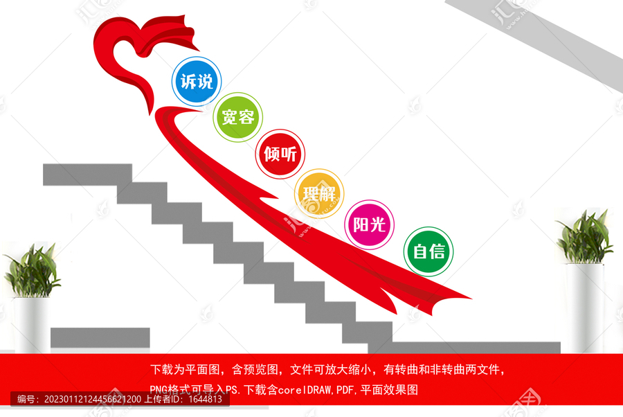 心理階梯墻