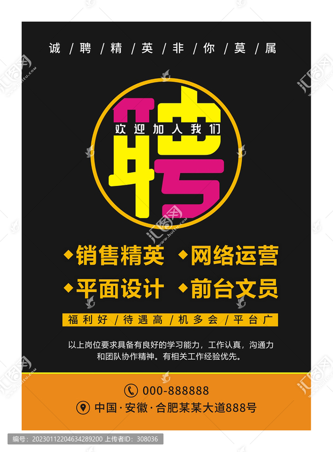 招聘海報(bào)