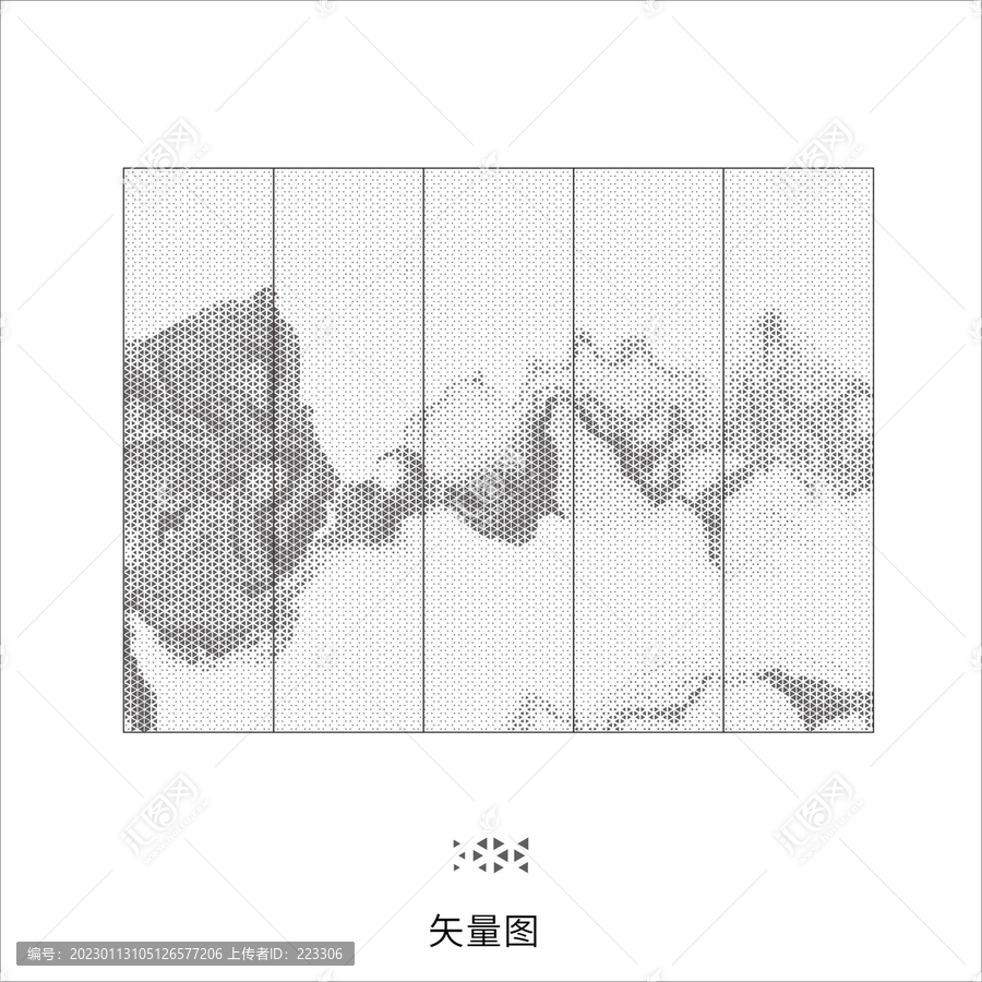 新中式鏤空圖案