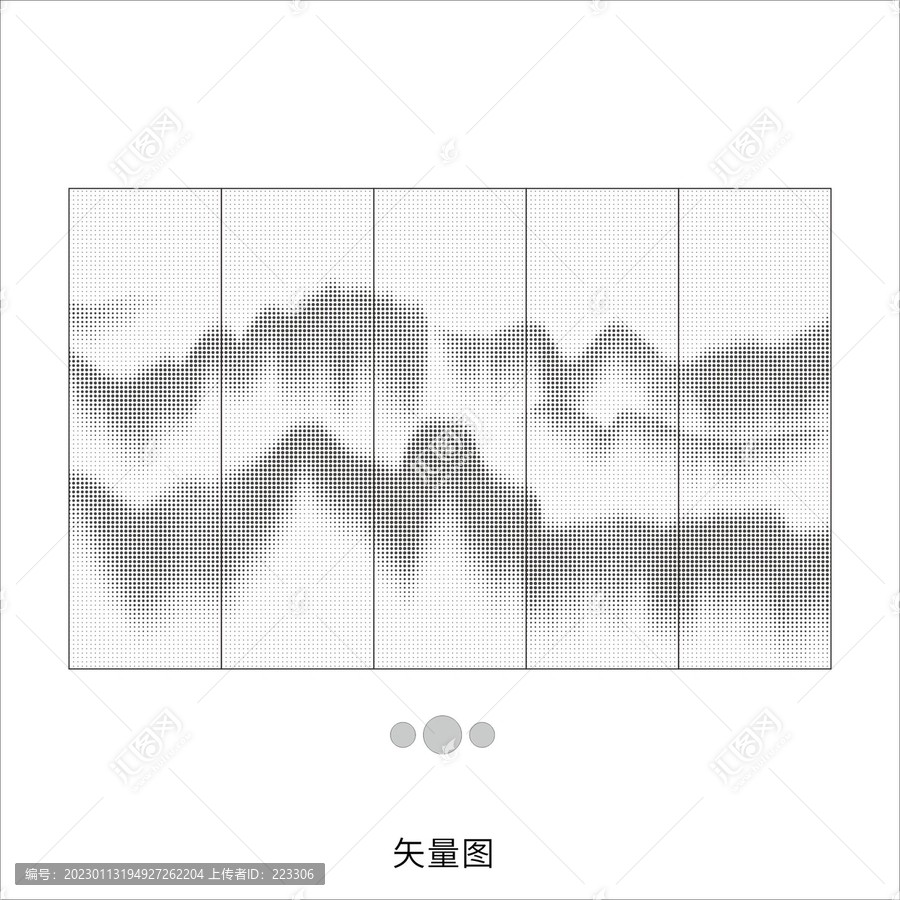 意境鏤空圖案