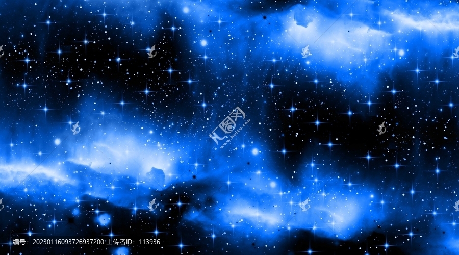 藍(lán)色星空背景
