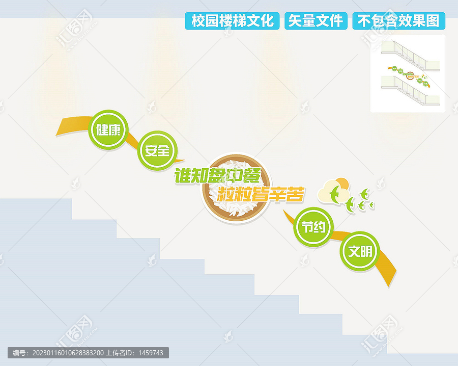 餐廳樓梯文化墻