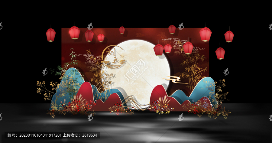 中式婚禮合影區(qū)