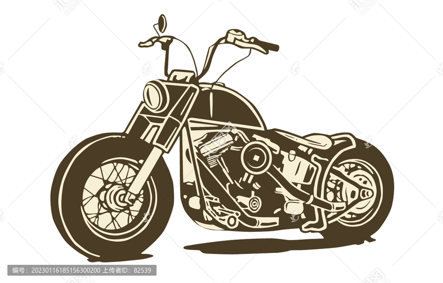 摩托機(jī)車矢量平面