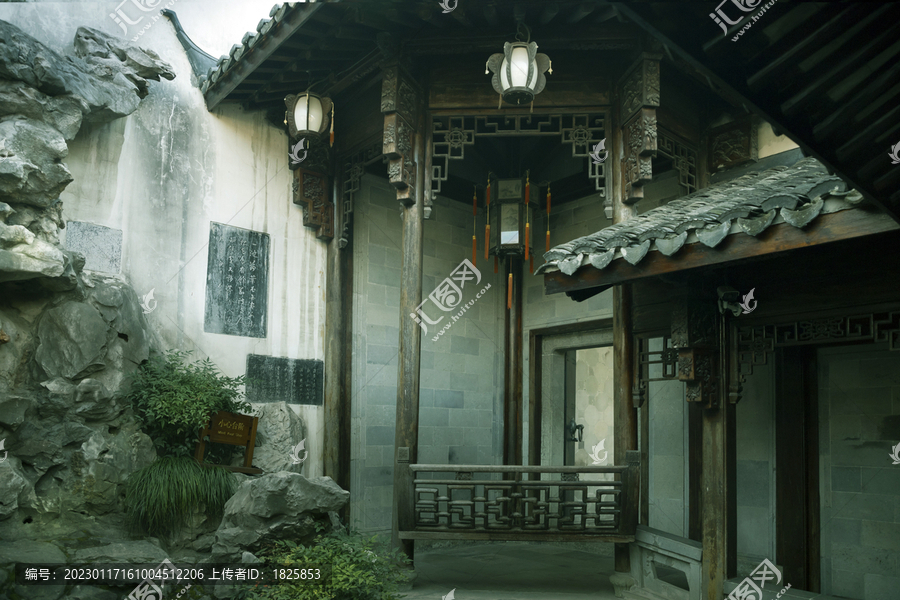 胡雪岩故居庭院