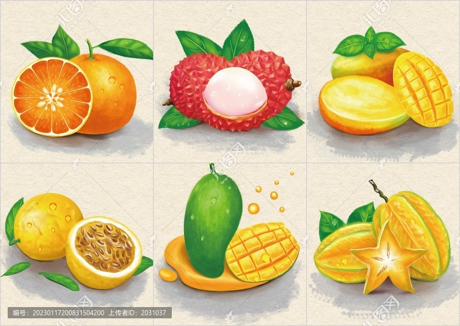 水果插畫