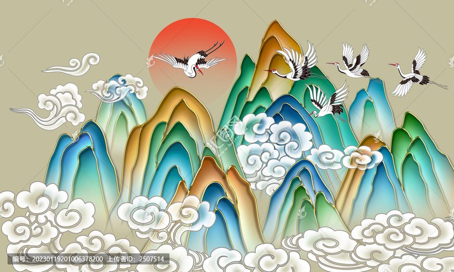 國潮山水