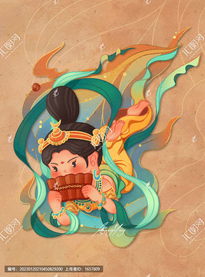 敦煌插畫