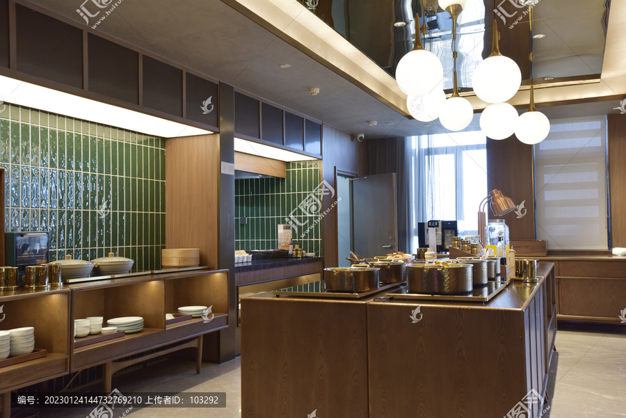 高檔餐廳取餐臺(tái)內(nèi)景