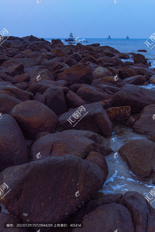海边岩石礁石
