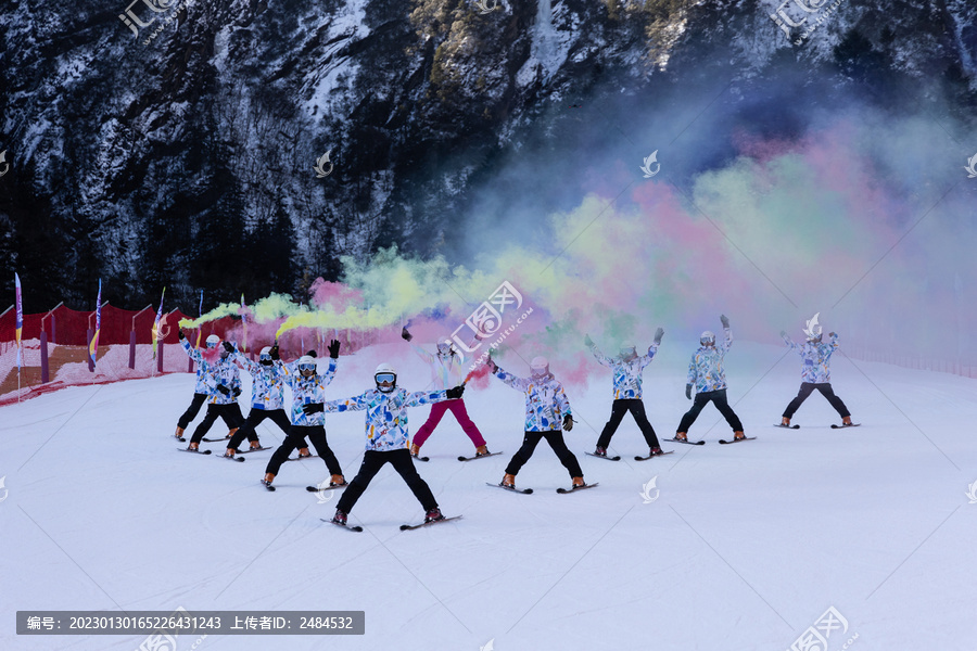 滑雪表演