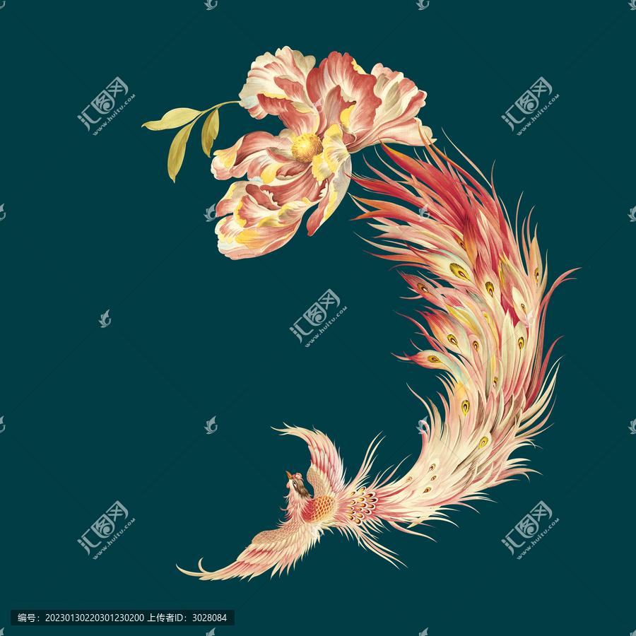 手繪鳳凰