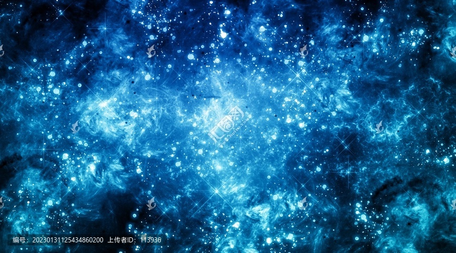 藍(lán)色星空背景
