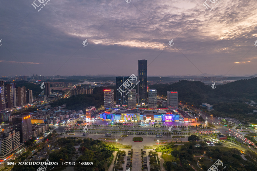 广州增城区夜景