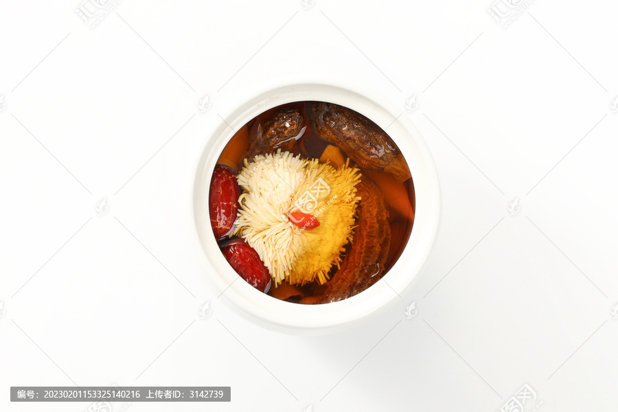 菊花豆腐羊肚菌汤