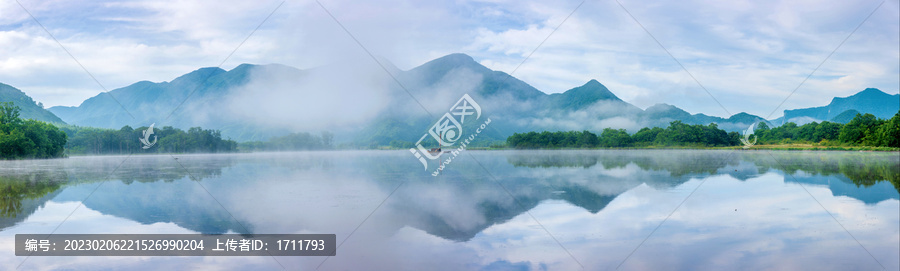 中国湖北神农架大九湖全景风光