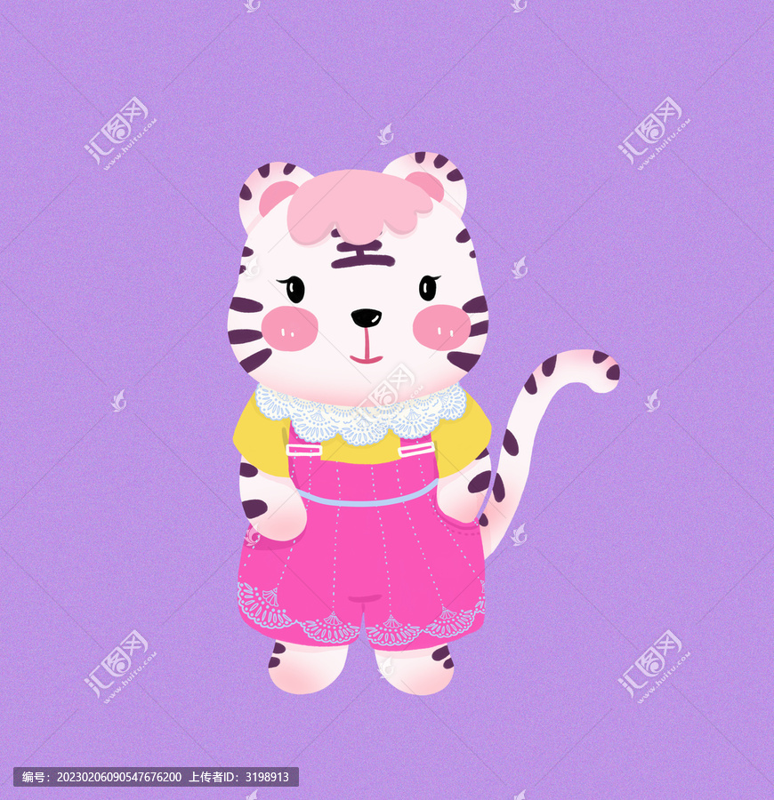 小老虎ip設(shè)計素材