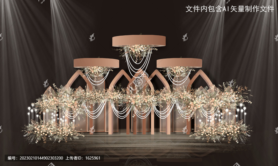 香檳色秀場(chǎng)風(fēng)婚禮