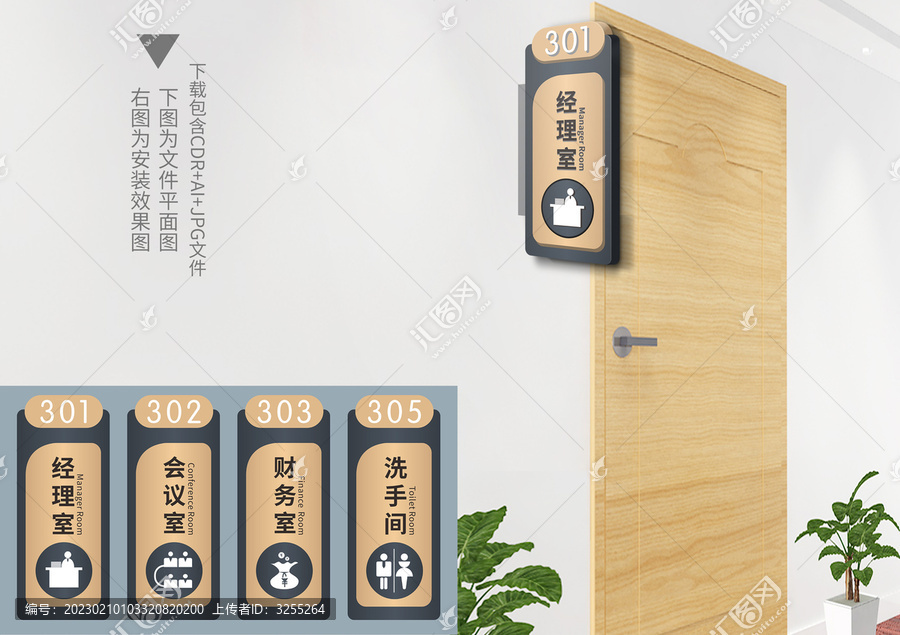 企業(yè)科室門牌