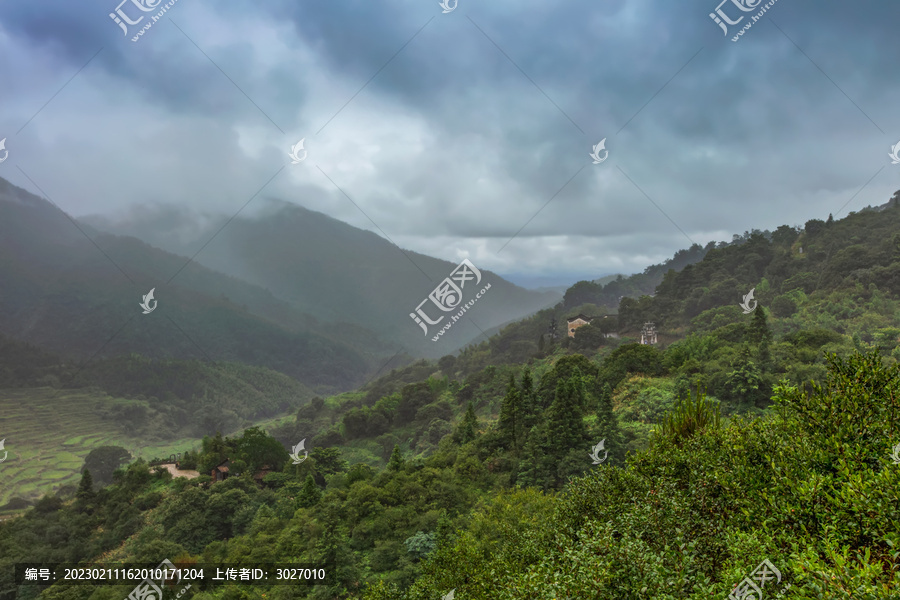 婺源篁岭村