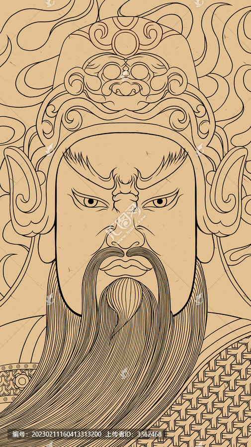 關(guān)公線稿