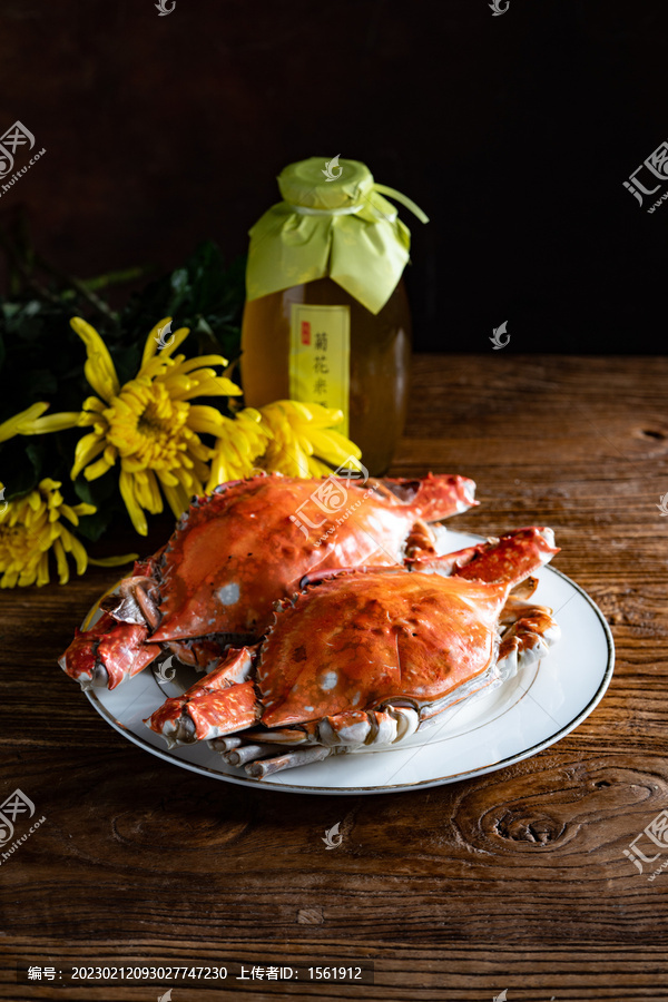 中秋月饼螃蟹