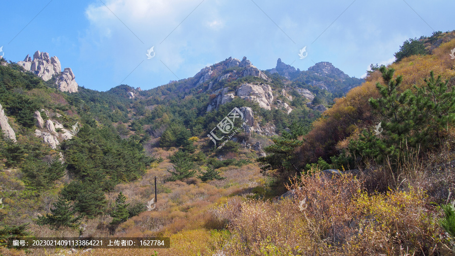 青岛崂山长涧峡谷风光