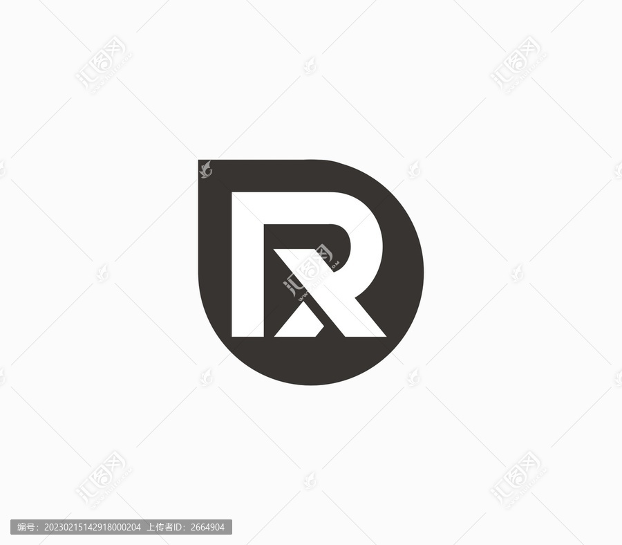 變體字母R圖標