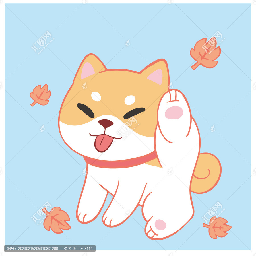 卡通寵物狗