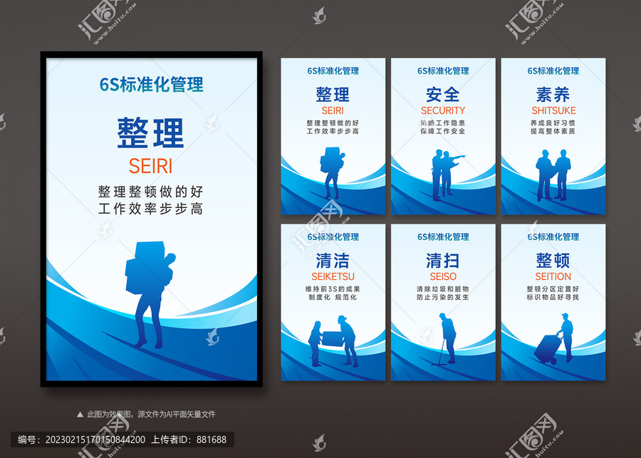 6S管理制度展板