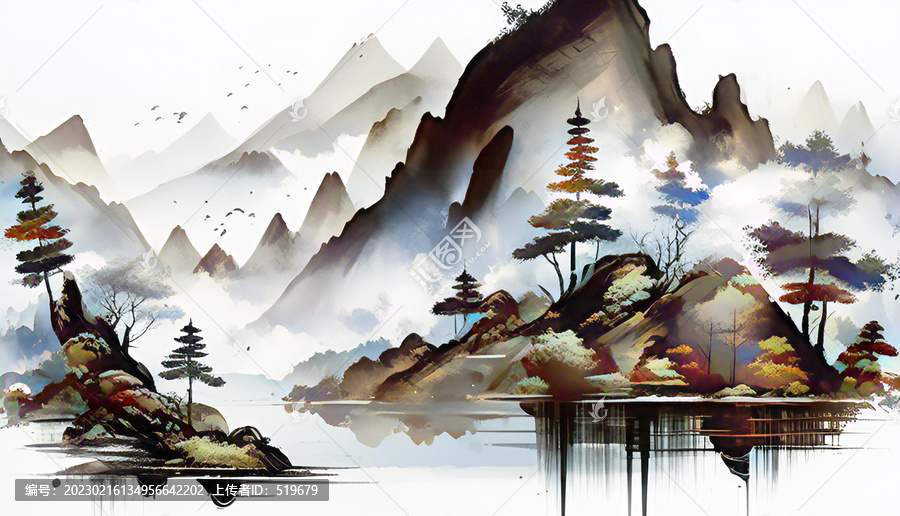 中國風(fēng)裝飾畫