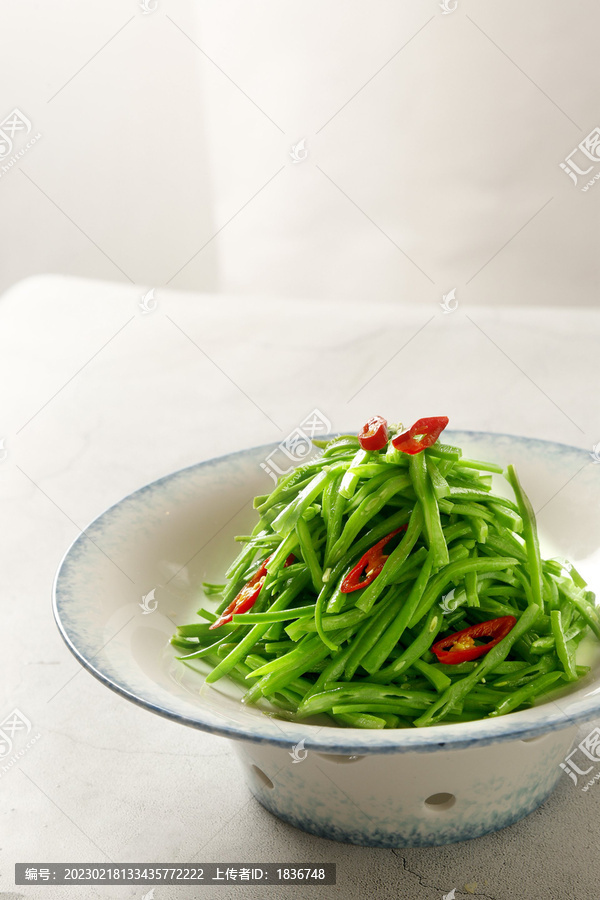 橄榄菜炒芸豆丝