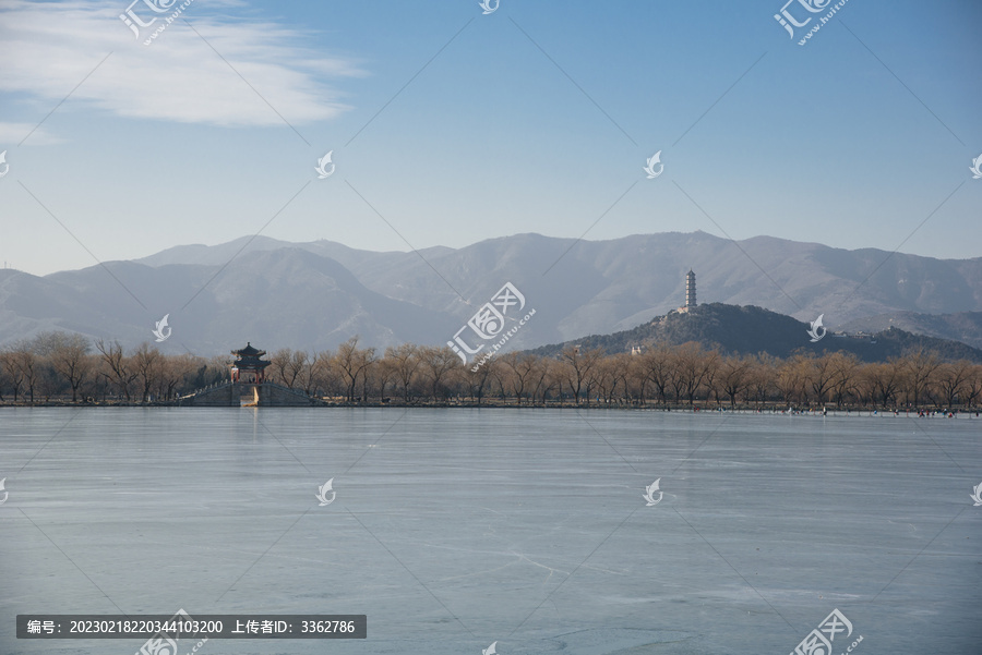 颐和园昆明湖冬景