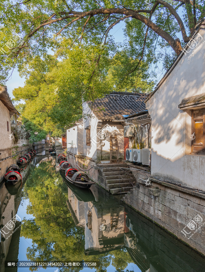 浙江绍兴禹胄古村落的建筑风景