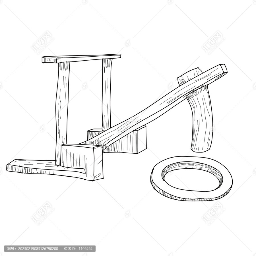 農(nóng)具石搗生產(chǎn)工具