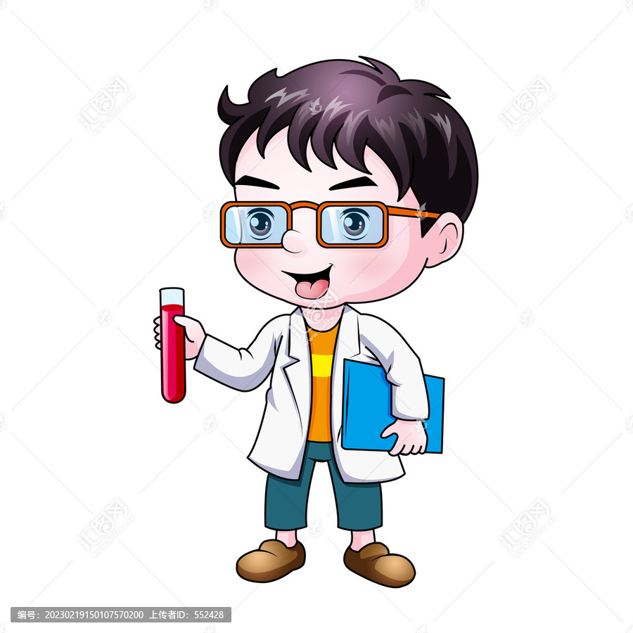 小科學(xué)家卡通