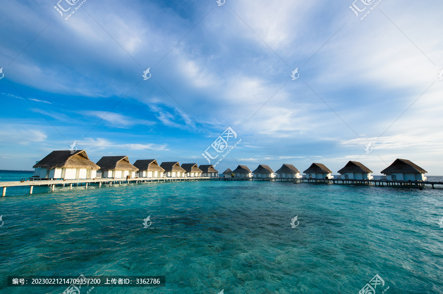 马尔代夫水上屋无敌海景