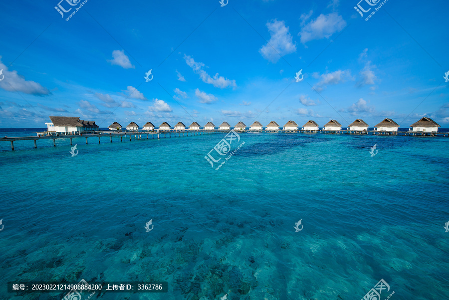 马尔代夫水上屋无敌海景