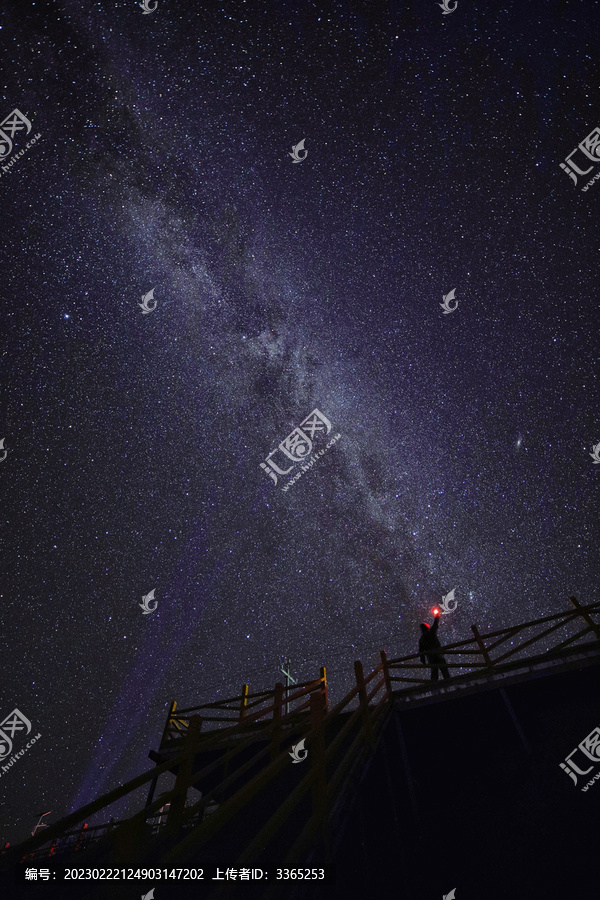 甘南旅游高原的星空