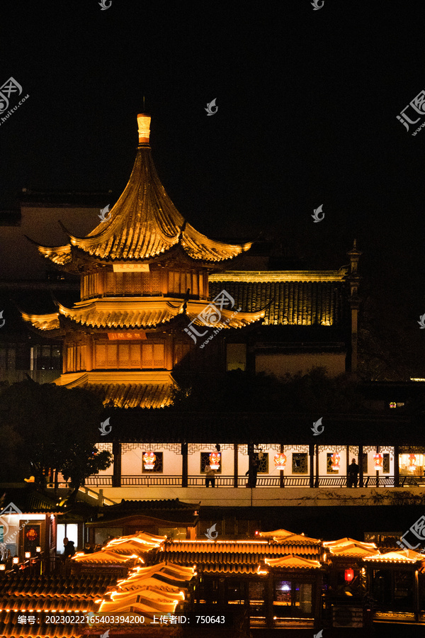 南京秦淮河夜景