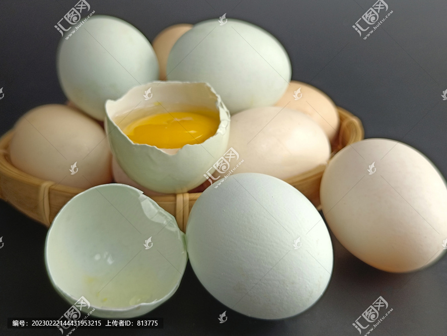 乌鸡蛋蛋壳