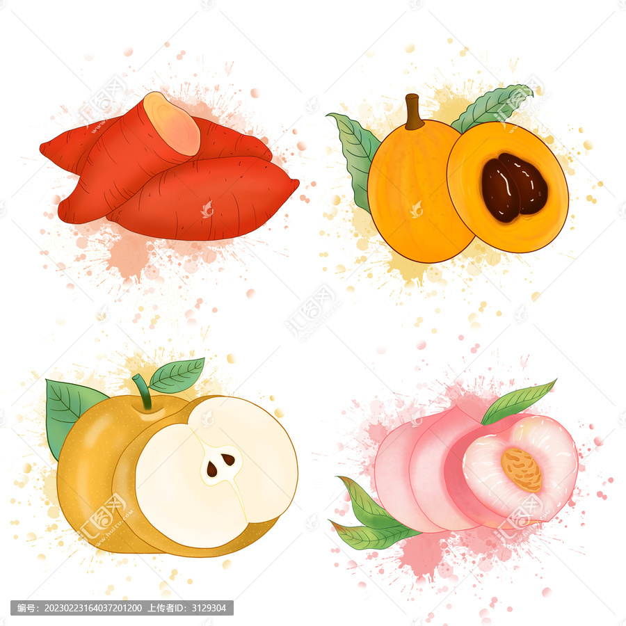 水果插畫