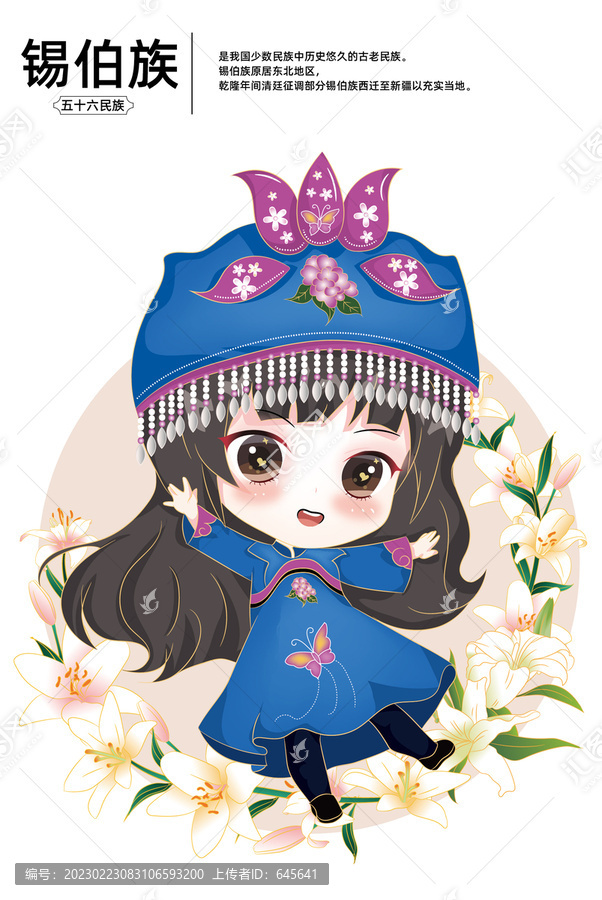 Q版錫伯族