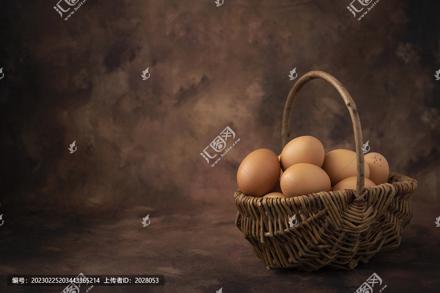 鸡蛋暗调背景图片